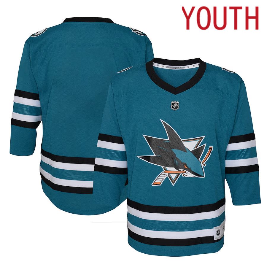 Youth San Jose Sharks Teal Replica NHL Jersey